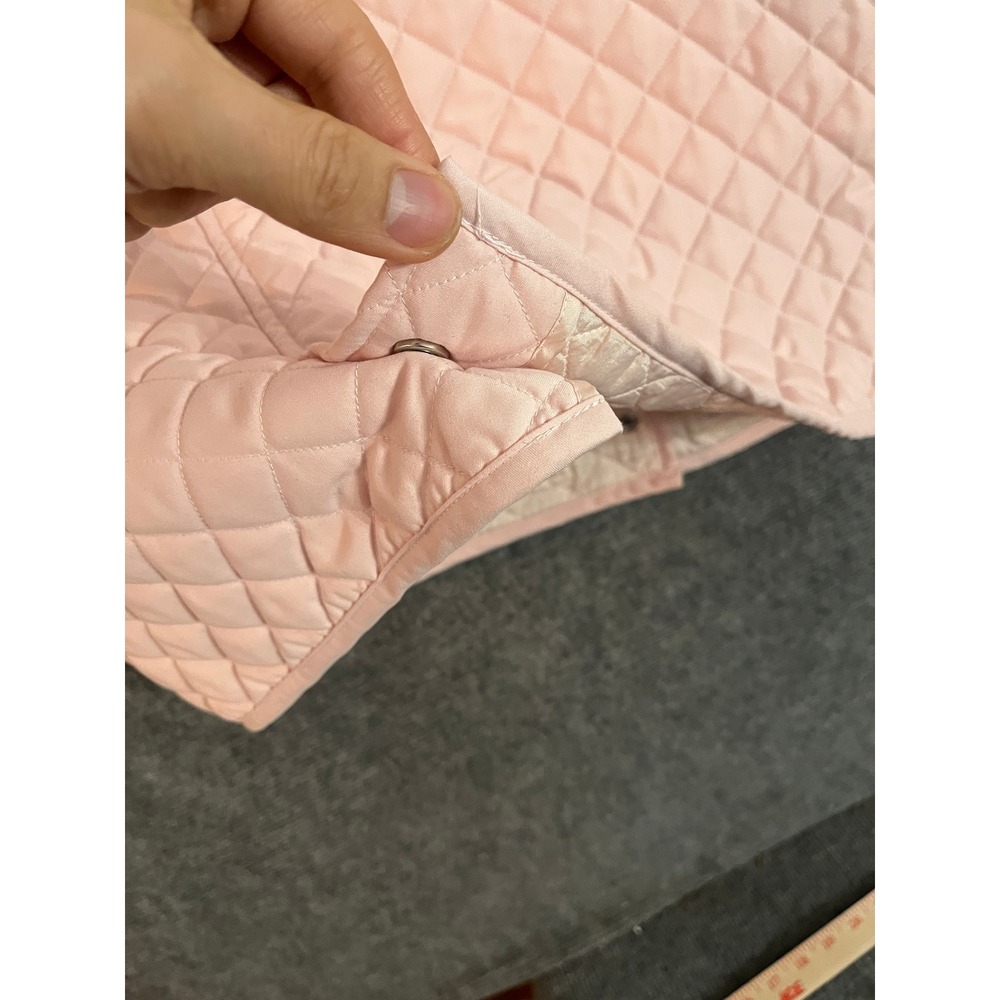 LAUREN RALPH LAUREN Quilted Snap Front Jacket Pink Women's Size 1X - Picture 11 of 11